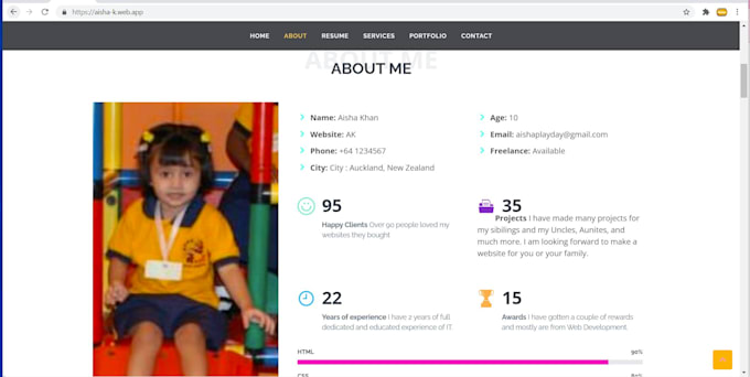 create a basic website for you