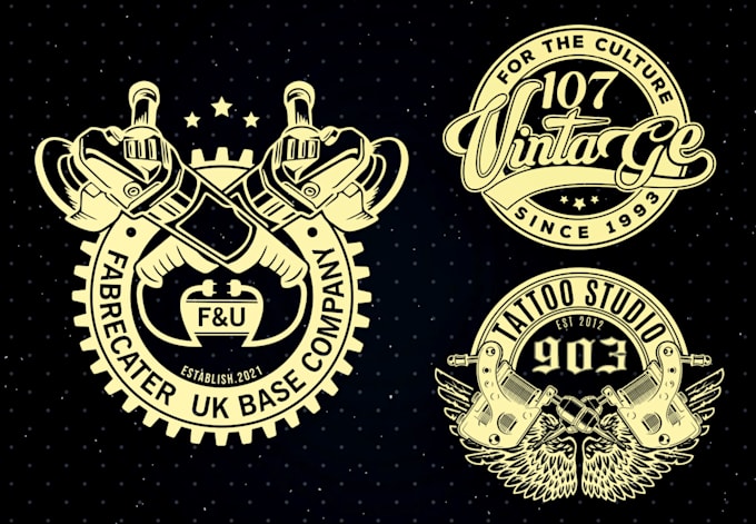 design vintage retro logo for you