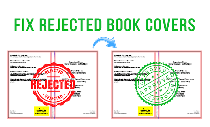 resize book cover or resize paperback cover design