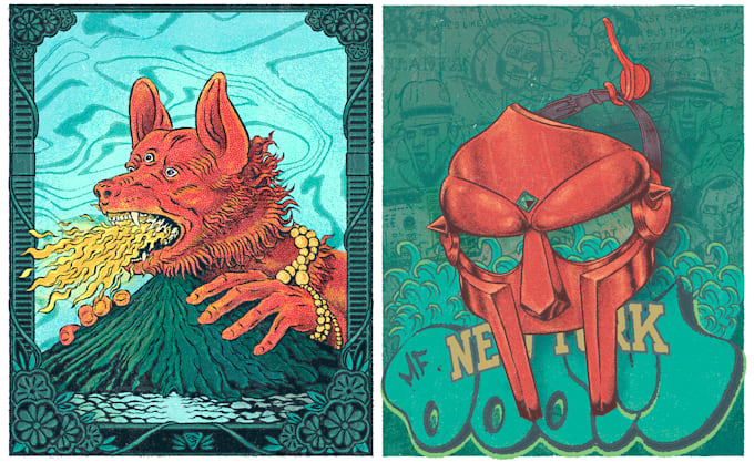 create a retro comic art style poster or cover art