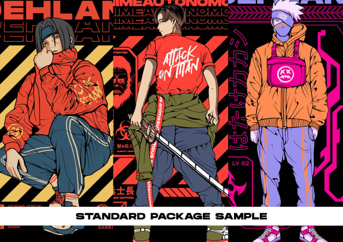 ArtStation - Anime Urban Streetwear-demhanvico.com.vn