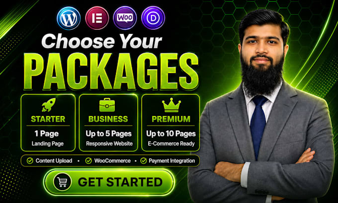 build, design, or redesign wordpress business website development