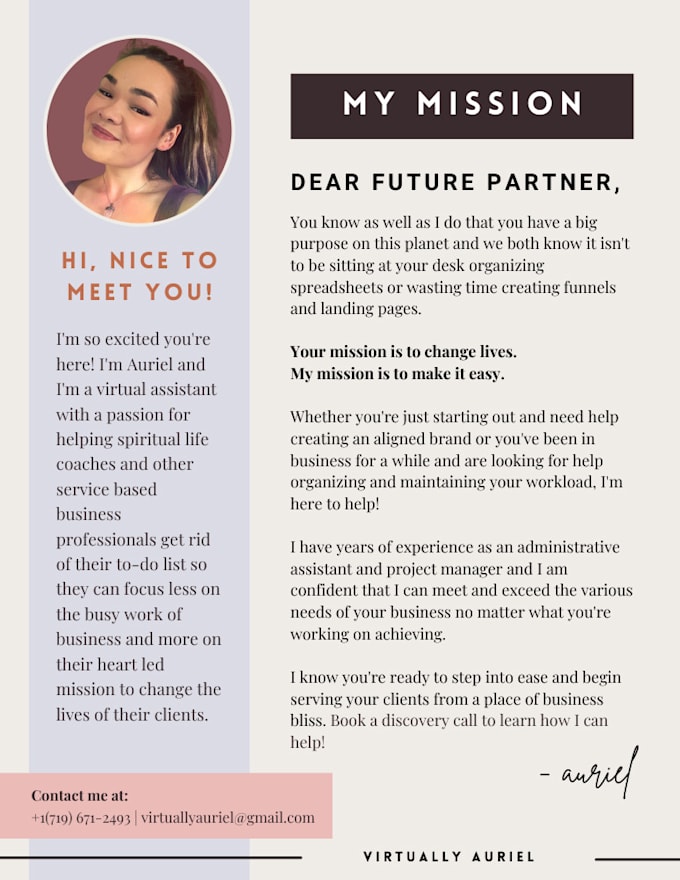 be your virtual assistant for an entire month