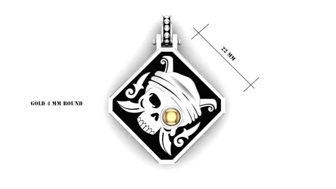 design jewelry for 3d printing and 3d rendering