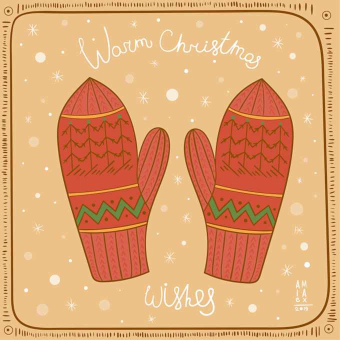 create  an animated christmas music video