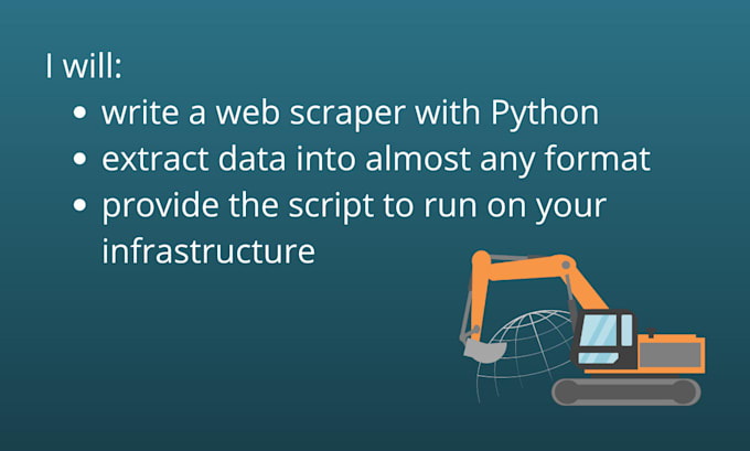 build your web scraper using python