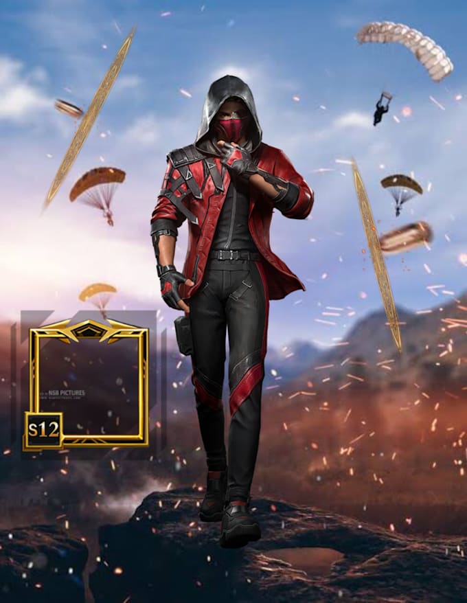 make a pubg mobile thumbnail wow