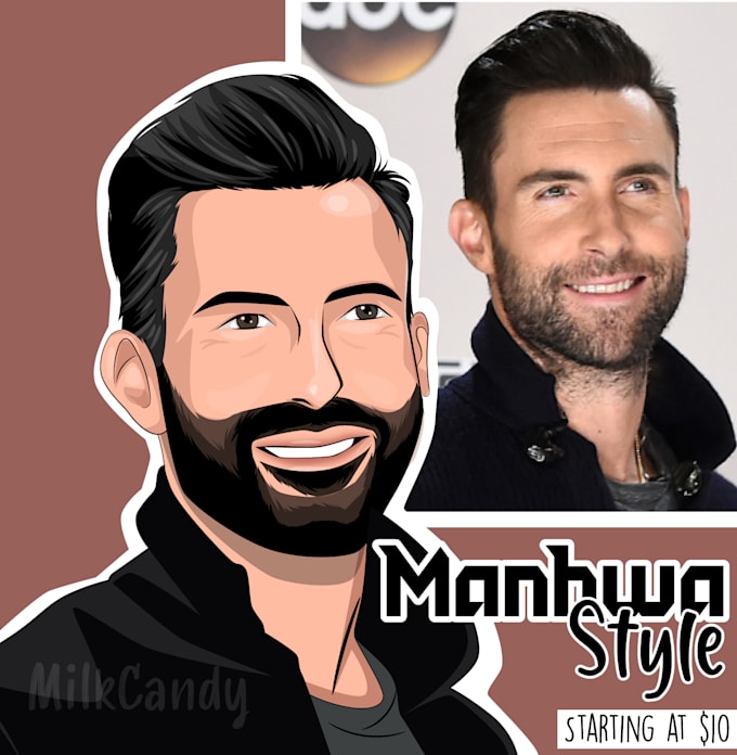 draw your portrait in manhwa style