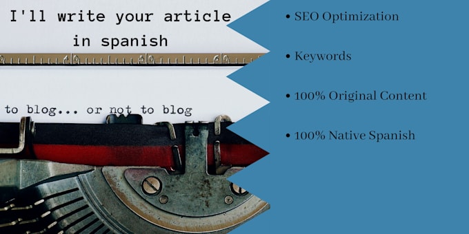 write an article in spanish about any subject