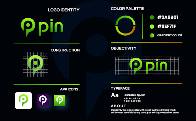 create a premium brand identity, style guide, and minimalist logo