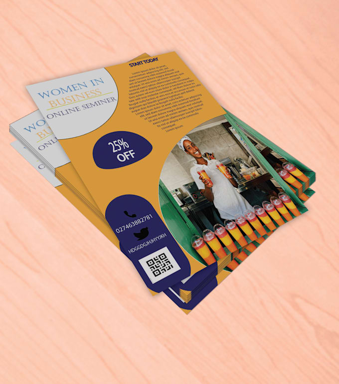 design a professional quality custom flyer