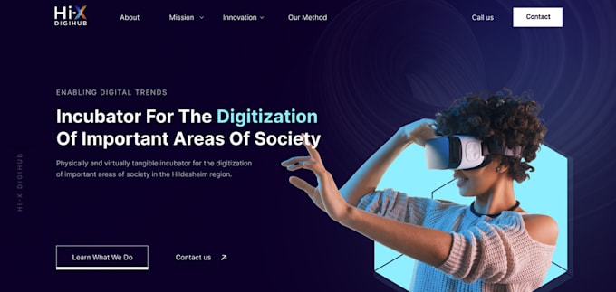make custom design and develop a landing page or homepage