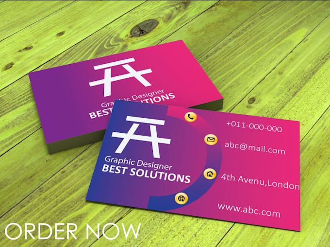 design trending business cards in 24 hours