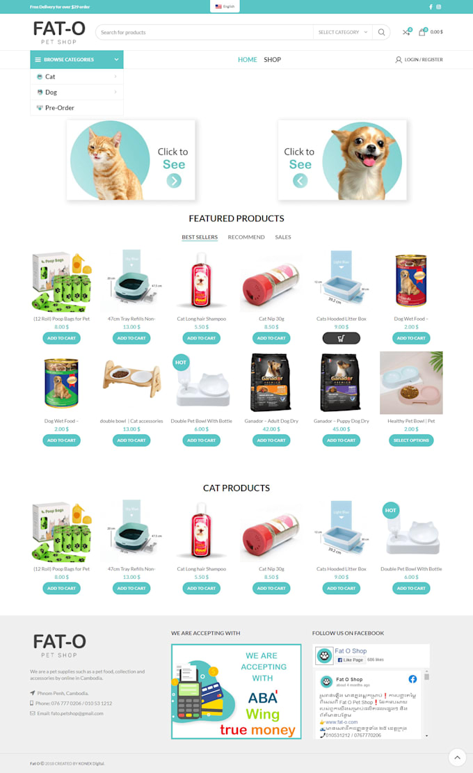 create ecommerce website and onlinestore by wordpress woocommerce