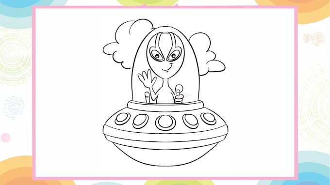 draw fun coloring pages for kids