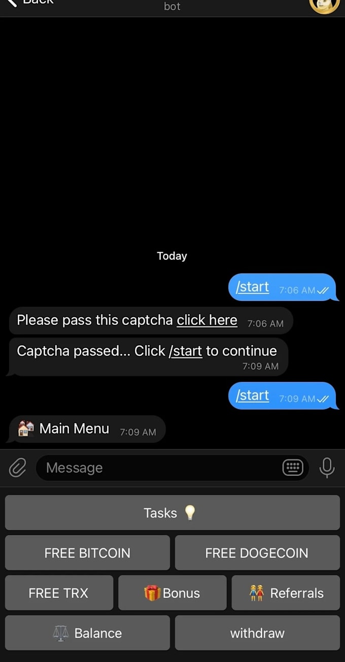 create a chat bot to automate your workflow