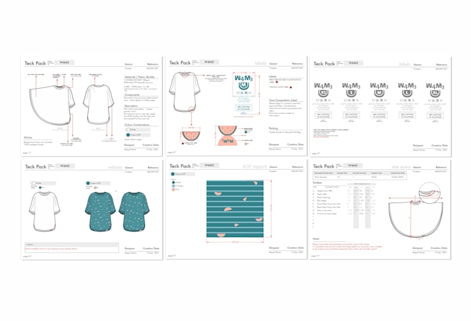 design your fashion tech pack