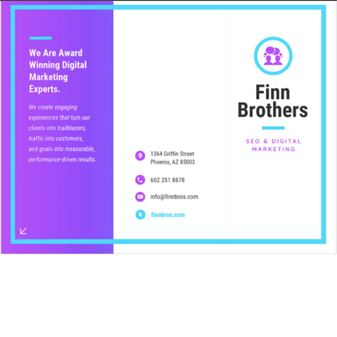 unique and creative  trifold  designs
