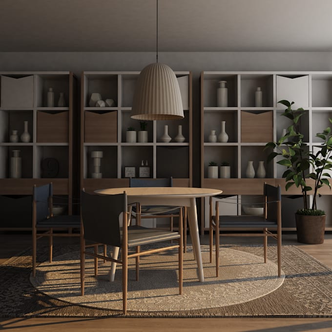 do photorealistic interior renderings and 3d modeling