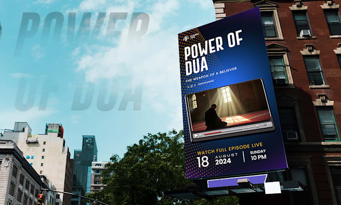 design spotify, banner islamic cover podcast or nasheed
