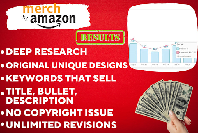 do original t shirt design for merch by amazon