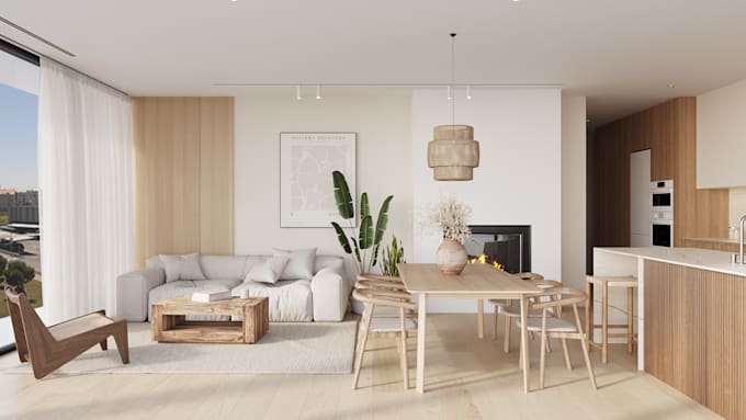 create photorealistic renders for room up to 15sq m