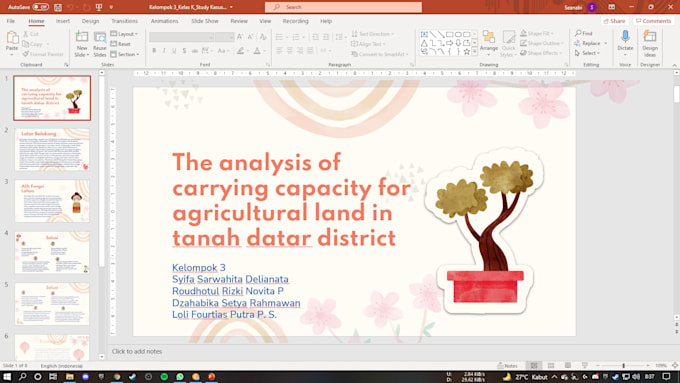 make a presentation for you