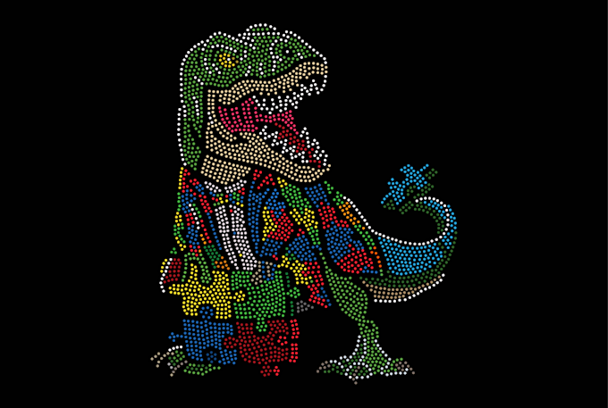 do awesome rhinestone design for you