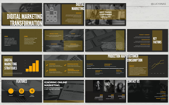 design modern powerpoint presentation