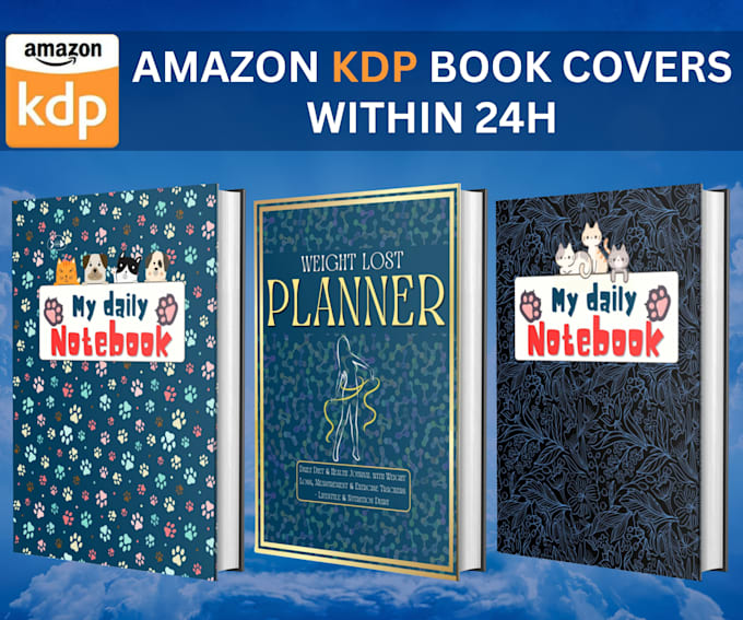 create amazing amazon KDP low content book cover design