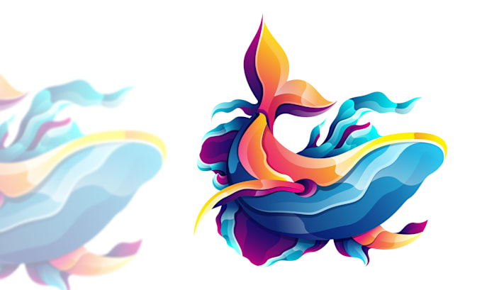 create unique colorful logo for your business