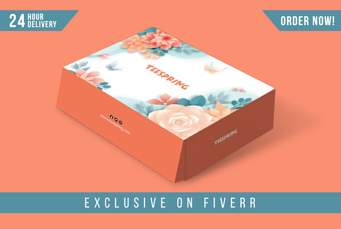 do mailer box design, product packaging box design and 3d