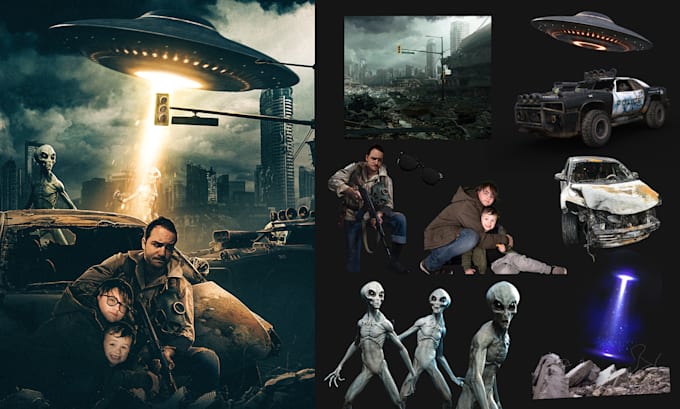 do pro photo manipulation photoshop editing  compositing