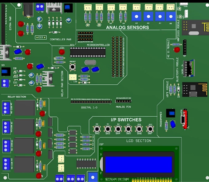 design your printed circuit board pcb, ready for manufacturing, high quality
