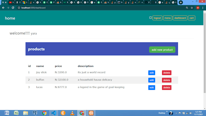 Create an e commerce app using python and flask by Dafaan | Fiverr