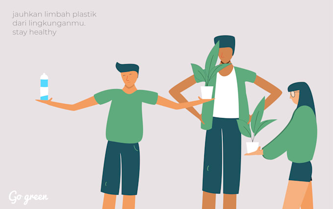 make simple character illustration with adobe illustrator