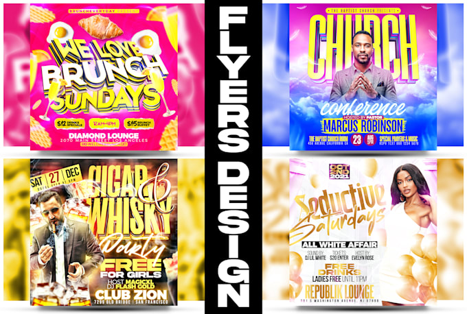 design a professional and eye catching flyer
