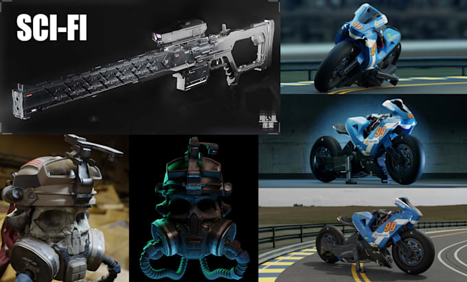 3d model and render your product or design