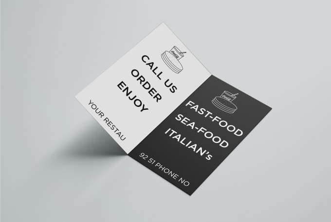 design food flyer, pricelist, menu design, restaurant menu