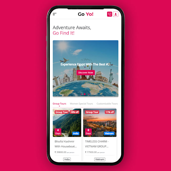 create 5 pages of HTML website or mobile app design