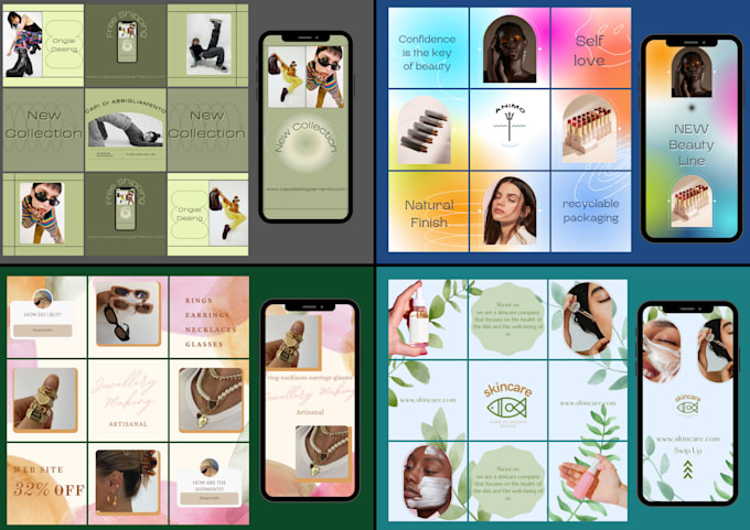 desing aesthetic instagram post for your brand