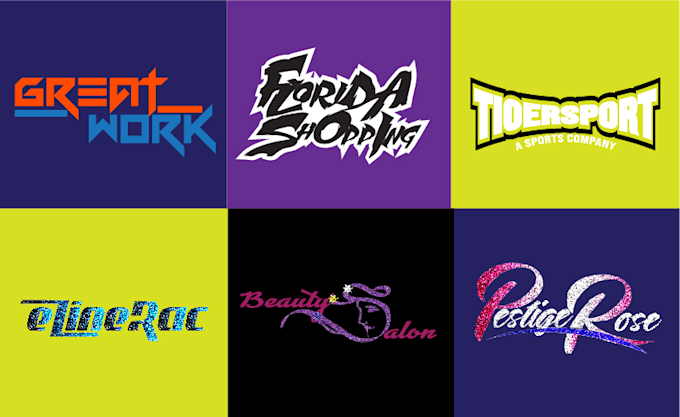 create text,font, typography, and feminine logo