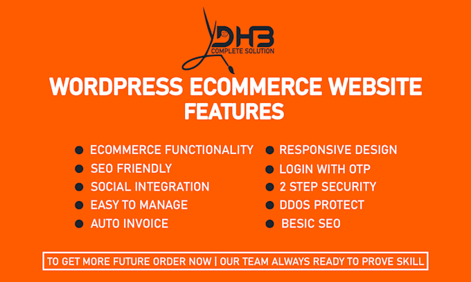 develop wordpress ecommerce website
