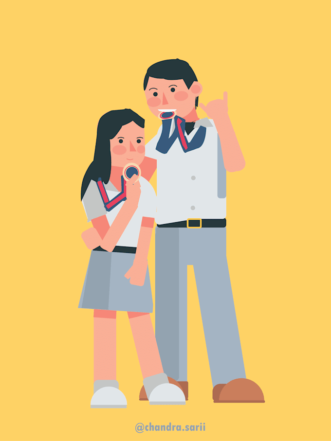 make vector avatar for you