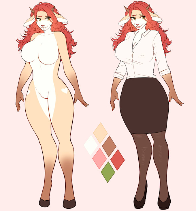 draw a reference for your character