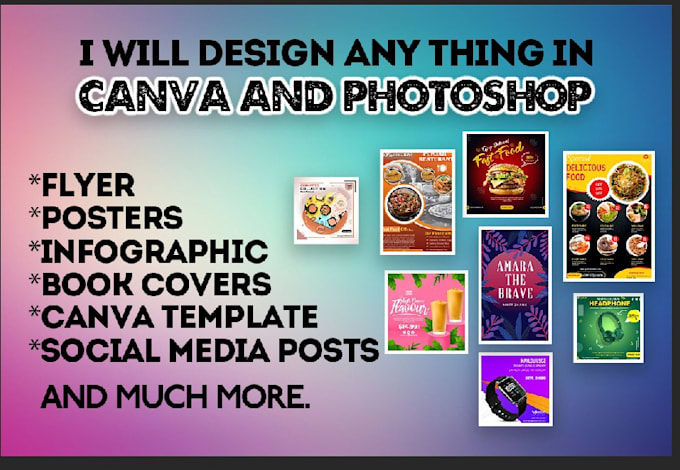 Design flyer, poster, banner, social media post ebook in canva and ...