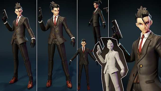 make whatever anime 3d models you need