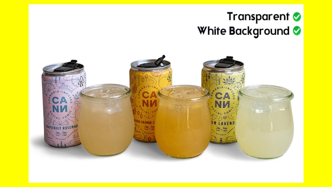 do transparent or white background with natural shadow