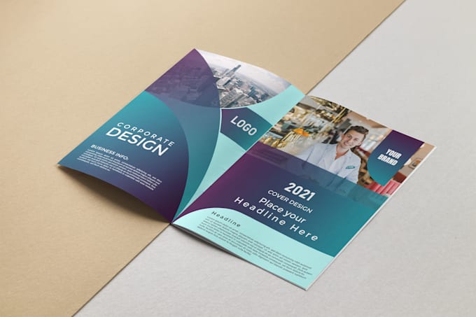 create modern brochure or catalog design
