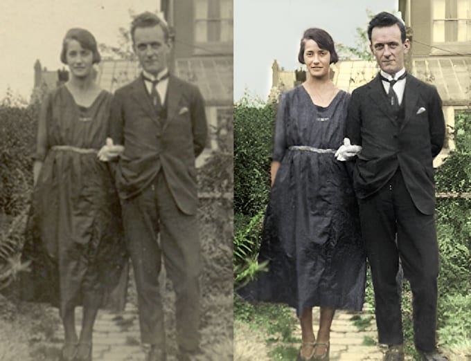 photo restoration, colorize images, fix and repair old pictures